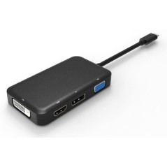 "MicroConnect USB-C to DP HDMI v14 Adapter - High-Speed Connectivity for Superior Display Quality | USB3.1CCOM10"